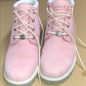 Pink Timberlands